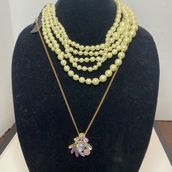 J Crew Twisted Pearl Hammock Necklace - Picture 7 of 7